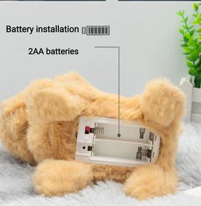 Juguete de peluche simulado para niños, perro eléctrico que puede caminar y ladrar, cachorro de juguete - Product Image 5