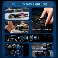 Speaker Bluetooth Inveer Desain Paten, Plug and Play dengan Output USB C, Output 2W Model M06Pro untuk Ponsel