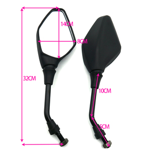 SH-1528 Rearview Side Mirror for Motorcycles Secondary <strong>Modified</strong> <strong>Plastic</strong> and Aluminium Material - Product Image 6