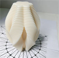 Sla sls impression 3d personnalisé silicona velas bougie moules modèle géométrique moule en silicone pour bougies