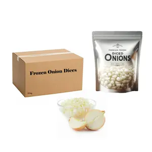 Oignons frais de la ferme exportation de qualité rondelles d'oignons congelées en gros prêtes à cuire des coupes d'oignons congelés IQF pour les fournisseurs