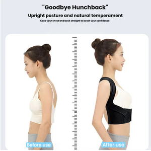 Nuevos productos, venta al por mayor, cinturón corrector de postura de hombro trasero ajustable de alta calidad - Product Image 4