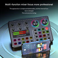 Kit audio professionnel pour diffusion en direct - Carte son + Ensemble de microphones + Interface audio de studio, idéal pour la diffusion en ligne