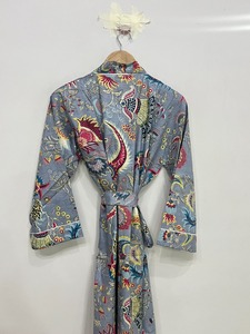 กิโมโนตัวยาวผ้าฝ้ายฟรีไซส์และใส่สบายเหมาะสำหรับทุกไซส์50นิ้วผู้จำหน่ายโดยประมาณจากอินเดีย - Product Image 2