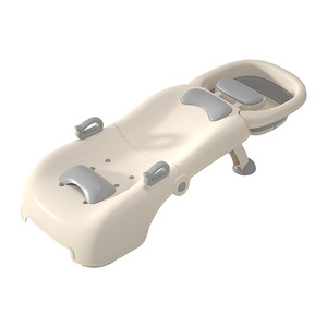 Kids Shampoo Reclining Chair <b>Foldable</b> Plastic Baby <b>Bathing</b> Bed With Headrest For Home Use - Product Image 2