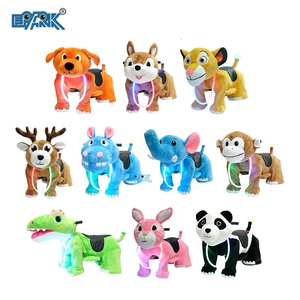 Caballito Mecánico Eléctrico de Peluche para Niños, Operado con Monedas, para Centros Comerciales, Juego de Paseo en Animales, Juguete de Montar a Caballo, Genera Ingresos - Product Image 1