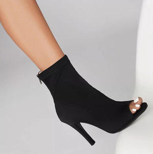 Botas <span class=keywords><strong>de</strong></span> <span class=keywords><strong>Baile</strong></span> Negras para Mujer, Botas Largas para <span class=keywords><strong>Baile</strong></span> <span class=keywords><strong>de</strong></span> Salón y Latino - Product Image 4