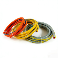 Tuyau flexible en PVC pour gaz GPL 8mm 10mm 12mm 3/4 pouce tressé jaune orange haute pression