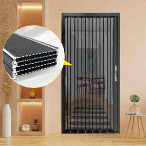 Pintu Lipat Akordion Eksterior untuk Dapur, Pintu Lipat Aluminium Kaca untuk Beranda - Product Image 3