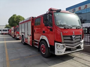 Camion de pompiers Foton Auman 8000L avec réservoir d'eau, 4X2, réservoir de mousse 10000L, fabricant de véhicules de pompiers - Product Image 3
