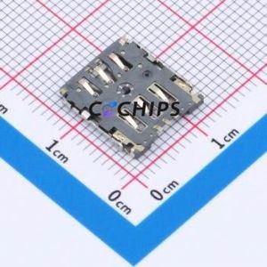 HYCW359-SIM06-150B SIM Card Connector SMD Connector Flip Cover Type Nano SIM Card Card Holder No Card Detection - Product Image 2