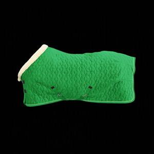Couverture d'hiver imperméable en velours pour chevaux, doublée de polaire Sherpa, avec quincaillerie en acier inoxydable pour l'écurie et l'extérieur - Product Image 1