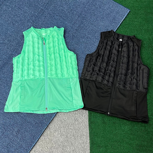 Gilet matelassé unisexe léger <span class=keywords><strong>sans</strong></span> manches en duvet, zippé, compressible, pour la course, la randonnée, le golf, l'entraînement et les loisirs - Product Image 1