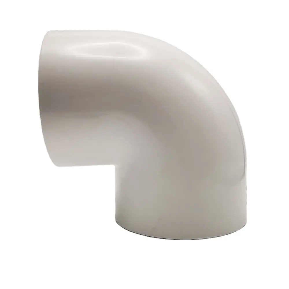 Sch40 Astm Sch40 D2466 1/2 "~ 4" Pvc Pijpfitting Socket 90 Graden Elleboog Voor Watersysteem