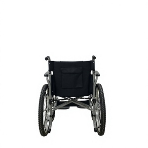 Silla de Ruedas Manual Ligera Plegable de Aluminio Plateado con Cojín Transpirable Acolchado con Diseño de Diamantes para Pacientes Mayores y Discapacitados - Product Image 4