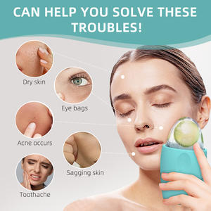 Molde de silicona para cubitos de hielo para belleza facial y terapia de frío - Bandeja reutilizable para reducción de arrugas, cuidado de la piel y alivio de lesiones - Product Image 6