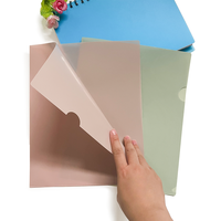 Carpeta de Presentación A4 en Forma de L, de Plástico PP, Color y Logotipo Personalizables, Portafolios Transparente