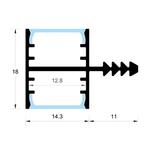 Su e giù <span class=keywords><strong>per</strong></span> l'illuminazione <span class=keywords><strong>profilo</strong></span> in alluminio a <span class=keywords><strong>LED</strong></span> <span class=keywords><strong>per</strong></span> l'illuminazione dell'armadio, <span class=keywords><strong>profilo</strong></span> a <span class=keywords><strong>Led</strong></span> sotto il Cabinet - Product Image 2