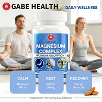 Capsules de Magnésium Complexe 8 Formes en Gros : Glycinate, Citrate, Haute Absorption, Sommeil Doux, Relaxation Musculaire, Énergie Apaisante, OEM