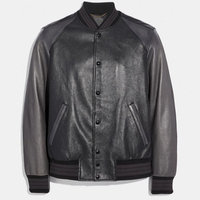 Vestes de sport réversibles en cuir véritable grande taille, personnalisables, écologiques, résistantes aux acides, coupe ample, coupe-vent et imperméables