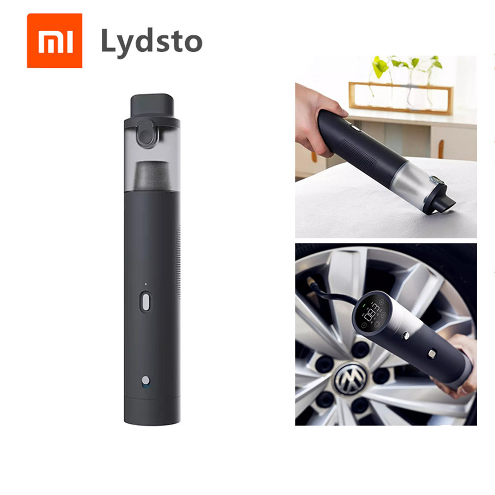 Ручной пылесос Xiaomi Lydsto psi, портативный воздушный насос с цифровым дисплеем, многофункциональный пылесборник 2 в 1 для автомобиля и дома