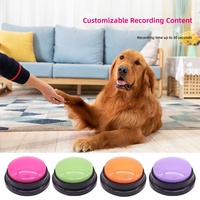 Bouton d'enregistrement ABS pour l'entraînement des chiens et des chats, enregistrement et lecture de 30 secondes, bouton d'interaction vocale pour animaux de compagnie