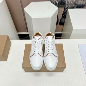 Zapatillas de Tenis Rojas para Hombre 2026, Transpirables, de Cuero, Planas, de Alta Calidad, Diseño Clásico, para Skateboard y Caminar, con Amortiguación - Product Image 2