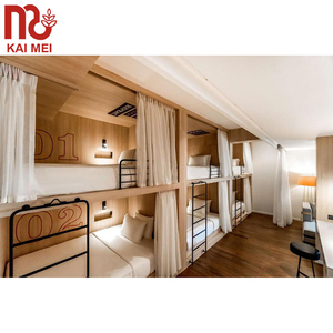 Conjunto de muebles modernos para habitación de hotel, 6 piezas, nuevo <span class=keywords><strong>hostal</strong></span>, litera para 6 personas, escuela, muebles de hotel - Product Image 2