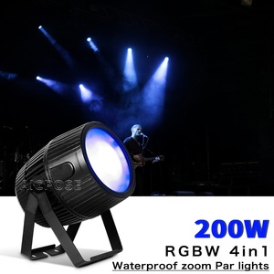 AICPOSE IP65 - Iluminación de Escenario Impermeable para Exteriores, Luz LED Par Zoom de 200 W COB, Luz para Audiencia - Product Image 4
