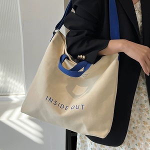 Wholesale Eco Friendly <b>Large</b> <b>Crossbody</b> Natural Cotton Canvas Tote <b>Bag</b> With Single Shoulder With Custom Logo - Product Image 3