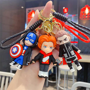 Nueva caricatura Avenger superhéroe serie llavero bolsa colgante coche llavero regalo al por mayor - Product Image 2