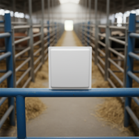 Nouveau lecteur RFID UHF longue portée CASHT ZH-9292B 0-30m avec antenne 12dBi et lecture haute vitesse pour les étiquettes d'oreille des animaux