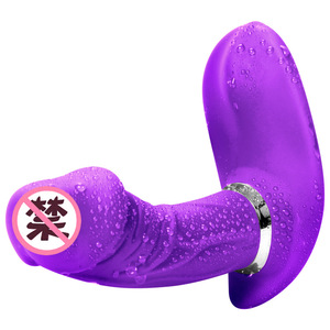 Wireless remote-controlled <b>wearable</b> dual-<b>vibration</b> swinging simulated penis adult female sex toy hot export item - Product Image 5