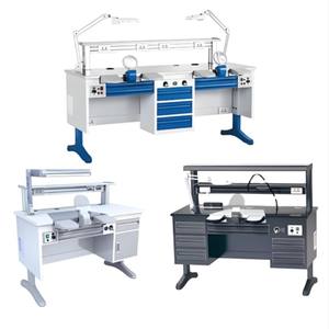 Banco da Laboratorio Odontotecnico a Prezzo di Fabbrica con Aspiratore Pistola ad Aria Design Universale per Didattica e Restauro Dentale - Product Image 2