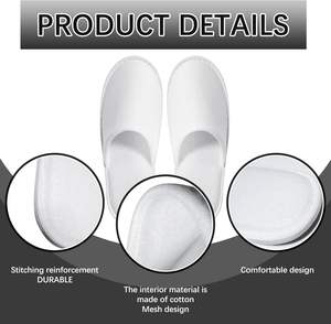 รองเท้าสลิปเปอร์สปา แบบใช้แล้วทิ้ง กันลื่น ขายส่งจำนวนมาก สำหรับแขกโรงแรม หลายสี - Product Image 3