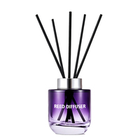 Diffuseur de parfum en verre dégradé de luxe avec huile |   Diffuseur d'ambiance personnalisé avec logo, sans BPA, sans alcool, parfum longue durée