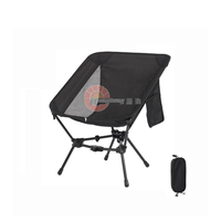 Chaise pliante carrée en acier pour le camping - Portable pour la randonnée, la pêche et les pique-niques