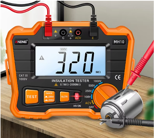 เครื่องวัดความต้านทานแบบดิจิตอล MH10มิเตอร์100/250/500/1000V เครื่องวัดความต้านทานไฟฟ้าที่มีความแม่นยำสูง - Product Image 6