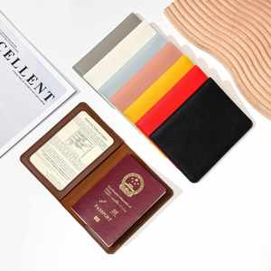 Multi-Functional Passport Case Cover PU Leather <b>Card</b> ID <b>Holder</b> Organizer Travel Passport air Ticket Certificate <b>Holder</b> - Product Image 3