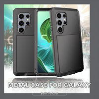 S25 Ultra, S25 Plus, S24 Ultra için Ağır Hizmet Tipi PC ve TPU Zırh Tasarımlı Su Geçirmez, Askeri Sınıf Tam Koruyucu Kılıf