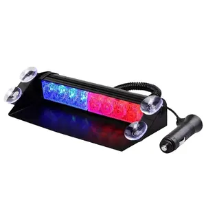 Lkt Goedkope 12V Rood Blauw Amber Kleur Dash Deck Strobe Licht Led Waarschuwing Strobe Lichten