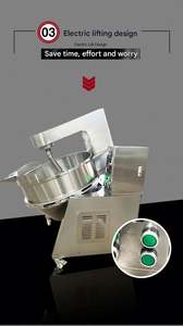 Gran Wok Planetario de Acero Inoxidable Totalmente Automático para Freír y Mezclar Alimentos como Tomate - Product Image 6