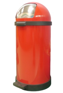 <span class=keywords><strong>Cubo</strong></span> de <span class=keywords><strong>basura</strong></span> comercial con tapa de empuje de satén cepillado de cobre y oro rosa de <span class=keywords><strong>18</strong></span> <span class=keywords><strong>litros</strong></span> para Centro Comercial rectangular - Product Image 6