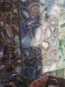 BOTON STONE Pierre semi-précieuse translucide rétro-éclairée Grande dalle Dalle brune Pierre d'agate - Product Image 6