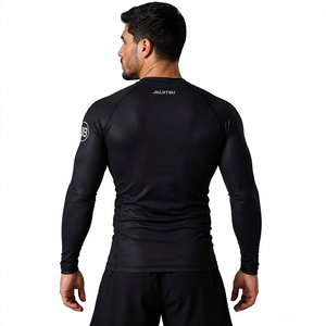 Rashguard Unisex de Manga Larga para BJJ MMA, Compresión UPF50+, Estampado por Transferencia de Calor, Spandex/Poliéster 230g para No-Gi - Product Image 6