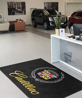 Tapis de sol professionnel en nylon 6.6 haute densité avec logo personnalisé, imprimé, pour concessionnaires automobiles, avec envers en caoutchouc