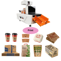 Imprimante industrielle multifonctionnelle à jet d'encre en une seule passe pour l'impression d'emballages en papier, de sacs à main, de boîtes à pizza et de cartons
