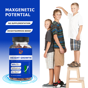 Wholesale Custom Height Growth Gummies with Calcium & Magnesium & Zinc Multivitamin and Minerals Supplement Promote - Product Image 5