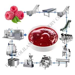 Ligne de production de confiture de fruits Offre Spéciale Ligne de production de confiture de framboises Machines de ligne de production de sirop et de confiture - Product Image 6