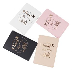 Waterproof PU <b>Leather</b> Passport Cover & Travel <b>Document</b> Organizer <b>Case</b> With Card Holder 5 in Size Letter Decoration - Product Image 2